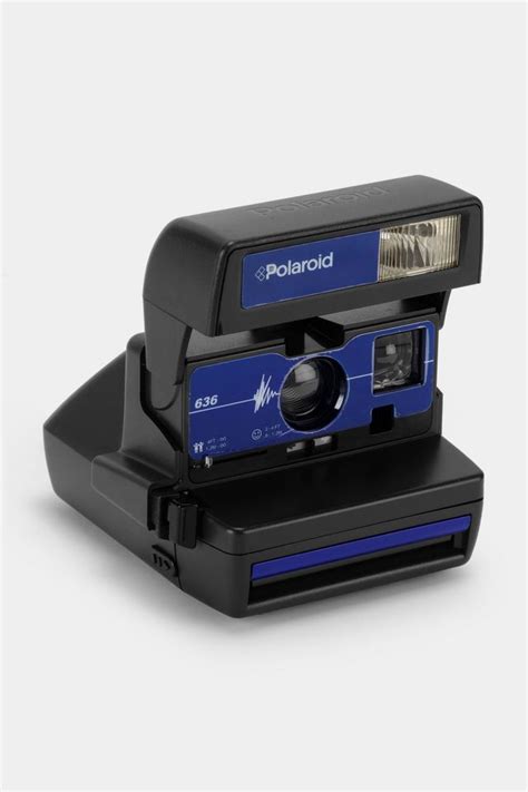 Polaroid 636 Blue Vintage 600 Instant Camera Refurbished By Retrospekt