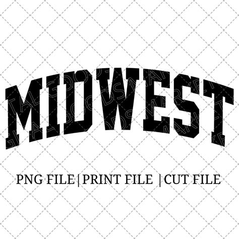 Midwest Png Digital Download Trendy Svg Midwest Cricut File Midwest