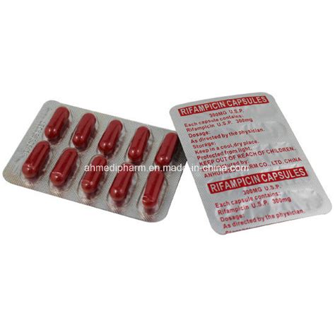 China Medicine Rifampicin Capsules 300mg China Rfm Rif