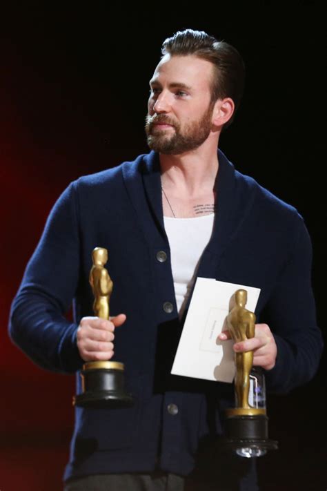 Its All About Chris Evans — 87th Academy Awards Rehearsals