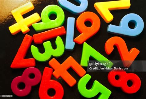 Plastic Letters And Numbers High Res Stock Photo Getty Images