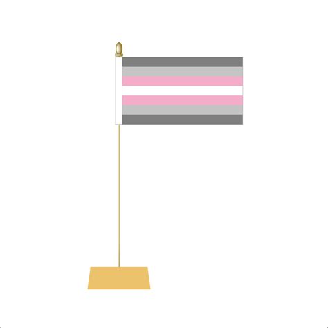 demigirl pride table flag flags and flagpoles