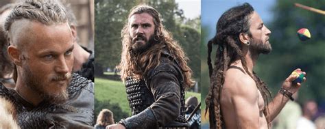 Viking hairstyles are often characterized by long, thick hair on the top and back of the head and shaved sides. 35 Viking Haircuts Inspired Nordic Hairstyles & Look