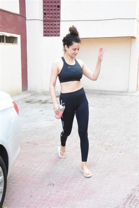 Kangana Ranaut Beats Midweek Blues At The Gym In Sports Bra And Track