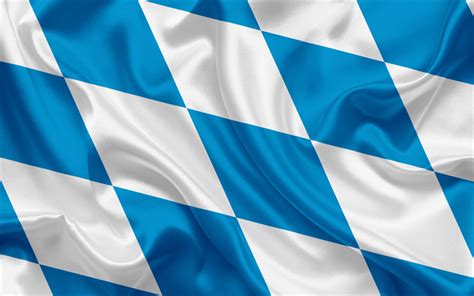 Herunterladen Hintergrundbild Flagge Bayern Land Deutschland Flaggen