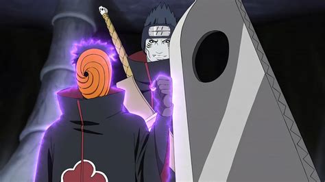 Obito Stops Suigetsus Deadly Jutsu With One Wave Of His Hand English