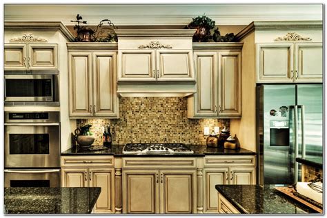 Glaze Finish Kitchen Cabinets 