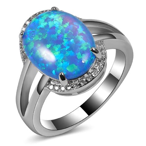 Hot Sale Exquisite Blue Fire Opal 925 Sterling Silver High Quantity