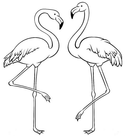 Desenhos De Kawaii Para Colorir E Imprimir Imagens Flamingo Para