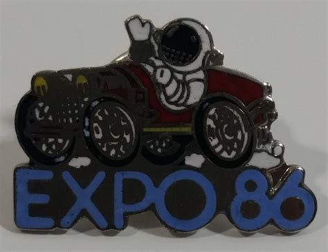 1986 Vancouver Exposition Expo 86 Ernie The Astronaut In A Car Enamel