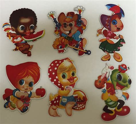 Cri Cri Song Characters Vintage Googy Bags 6ct By Elsapartysupply On