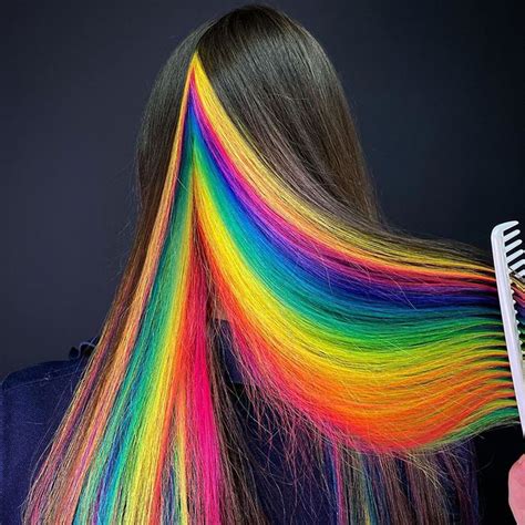 30 Bright Rainbow Colored Hairstyles By Russian Artist Snezhana