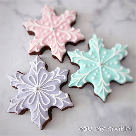 Snowflake Cookies Christmas Sugar Cookies Christmas Cookies