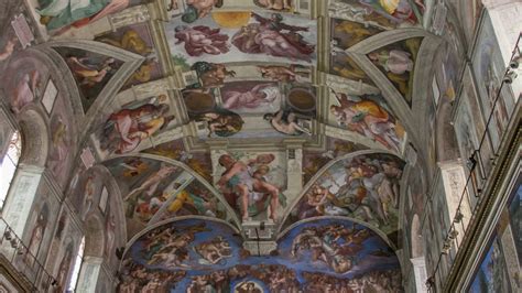 The sistine chapel's frescoed ceiling has held up remarkably well in the five centuries since its completion. Sistine Chapel ceiling | Wikipedia audio article - YouTube
