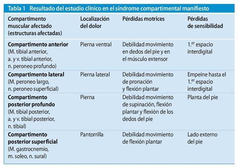 Síndrome Compartimental Agudo De La Pierna Técnicas Quirúrgicas En