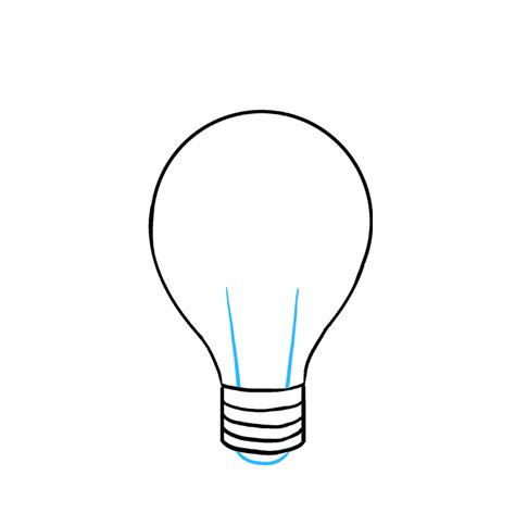 How To Draw A Light Bulb Really Easy Drawing Tutorial