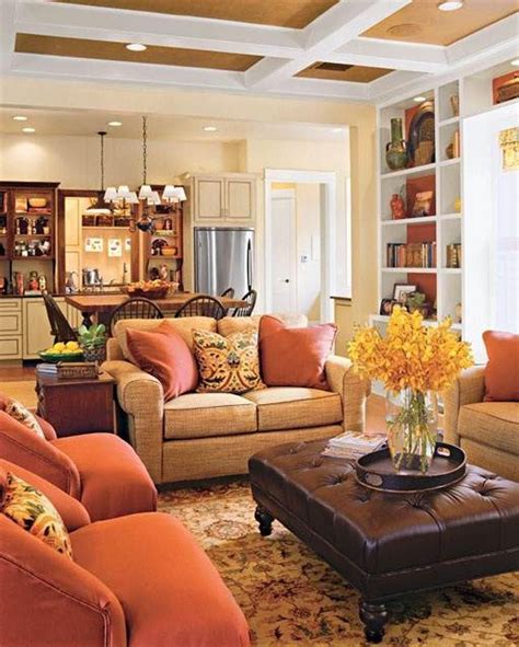 Creating A Traditional Warm Living Room