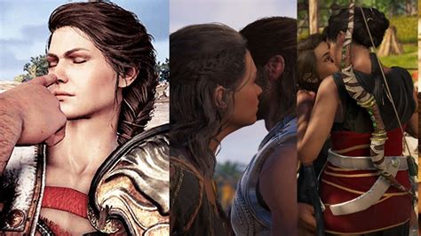 Assassins Creed Odyssey All Romance Scenes All Dlc Youtube