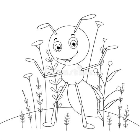 Let us start with the simplest hope you liked these free printable ant coloring pages. Livre De Coloriage A Pour La Fourmi Illustration de ...