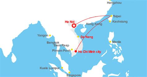 Thời gian bay từ Đài Loan về Việt Nam mất bao lâu mấy tiếng