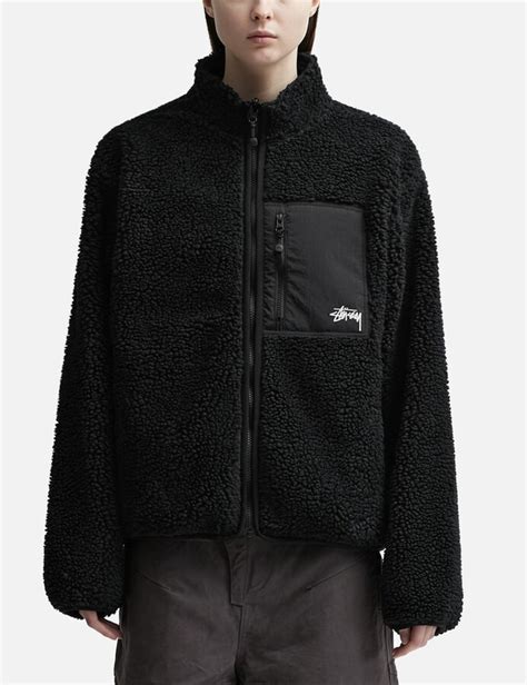 Stussy Sherpa Reversible Jacket Shopstyle