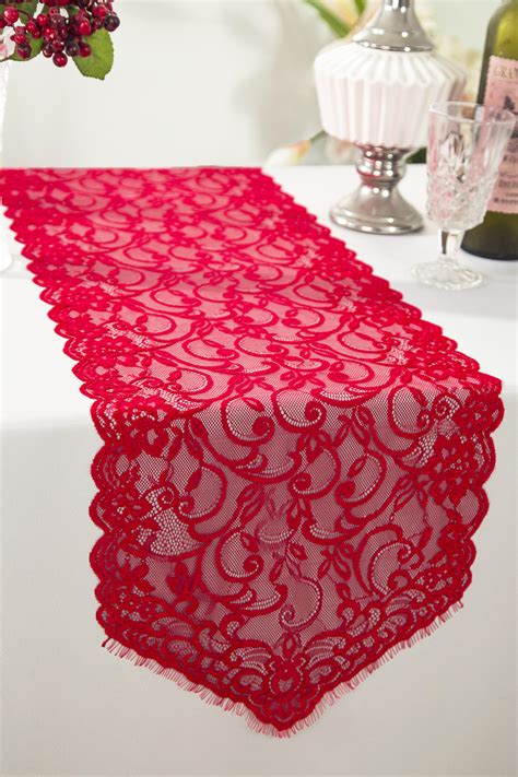 Efavormart.com has been visited by 10k+ users in the past month Lace Table Runners Red Wedding Table Runner Wholesale