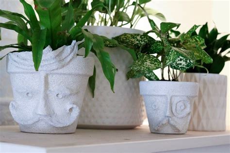 Paper Mache Pots For Plants Diy Crafting Papers