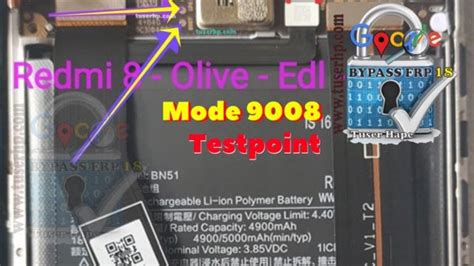 Redmi A Isp Emmc Pinout Test Point Edl Mode Off