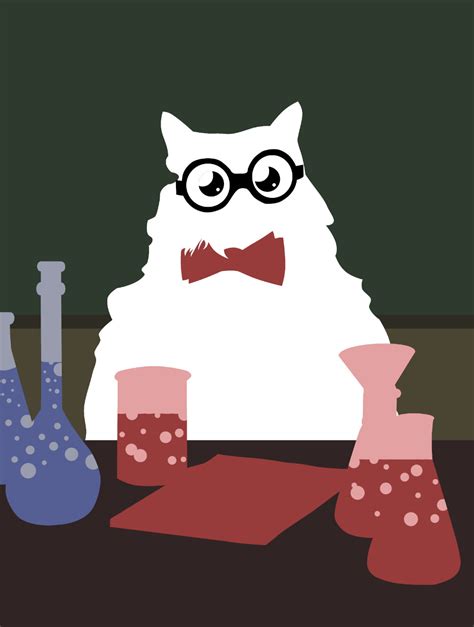 I Drew The Scientist Cat Meme Rminimalcatart