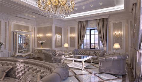 Plan the living room layout. VICWORKSTUDIO - Living Room interior design in elegant Classic style