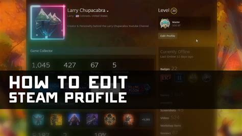 How To Edit And Customize Steam Profile Page New Animated Icons