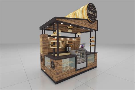 Stand Design For A Bakery Brand Coffee Shop Counter Coffee Shop Bar