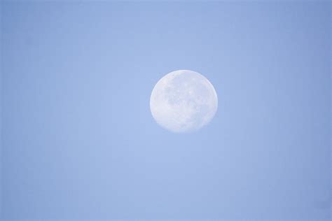 Daytime Moon Photograph By Jamie Page