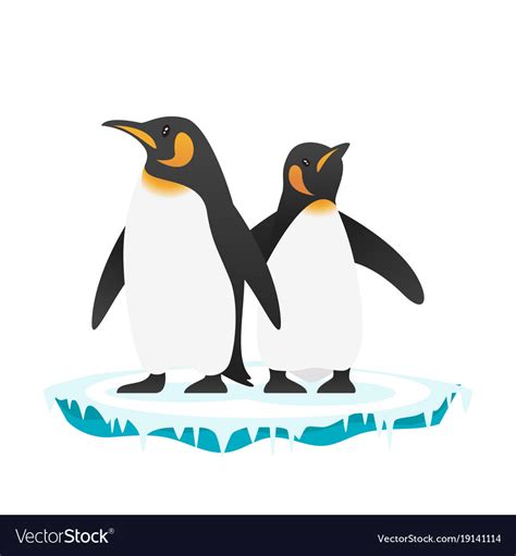 Penguins Royalty Free Vector Image Vectorstock