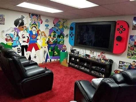 Entre console portable et console de salon, la switch de nintendo se veut nomade et conviviale. Insane nintendo themed setup. Custom nintendo switch TV ...