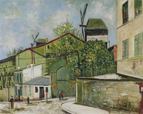 Maurice Utrillo Paris Painting Tuttart Pittura Scultura