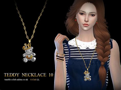 Sims 4 Ccs The Best Necklace By S Club