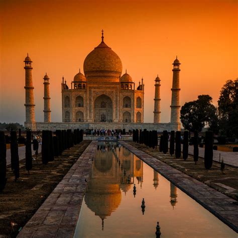 Sunrise Taj Mahal Taj Mahal Castle Project Sunrise