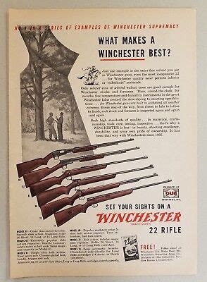Print Ad Winchester Rifles Models Shown Bolt Action My Xxx Hot Girl