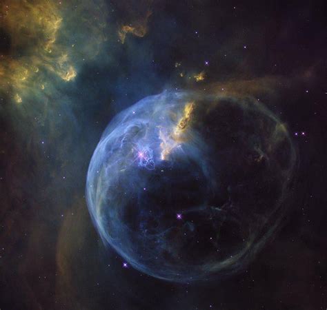The Bubble Nebula Also Known As NGC 7635 Is An Emission Nebula