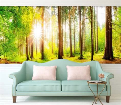 3d Sunshine Forest E744 Wallpaper Mural Paper Wall Print Indoor Murals Ca Honey 25 90 Picclick