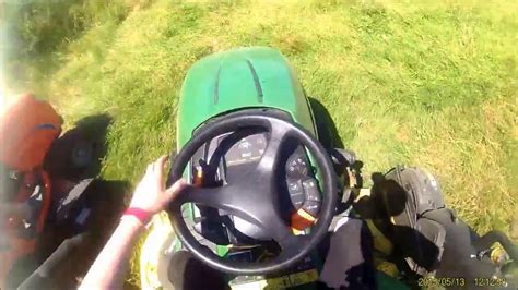 Cutting Grass With John Deere X540 Youtube