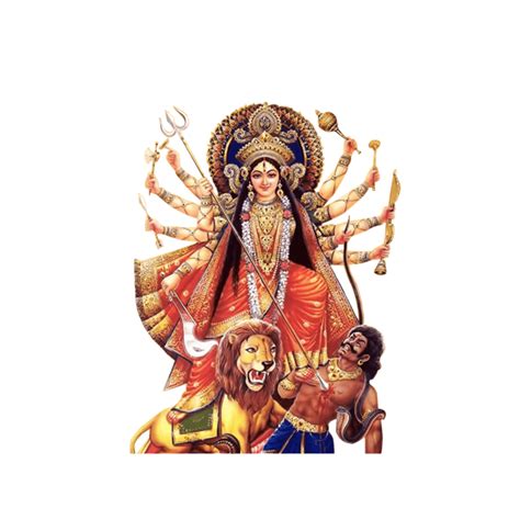 Mata Rani Transparent Goddess Durga Png Images