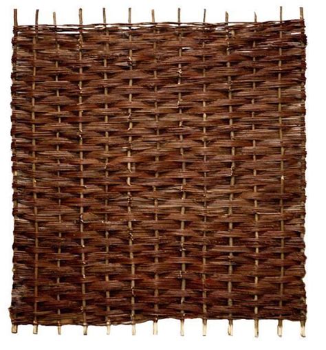 Woven Willow Bunch Weave Hurdle Fencing Fence Panel 6ft X 6ft Garden