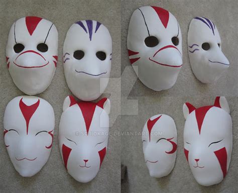 Anbu Masks 3 By Sojiokage On Deviantart