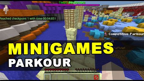 Minecraft Parkour Minigames Youtube