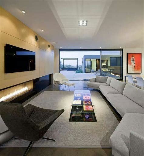 Elegante Sala Moderna Con Imágenes Decoracion De Interiores Salones