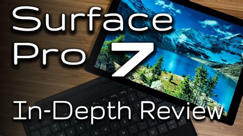 Microsoft Surface Pro 7 In Depth Review Youtube