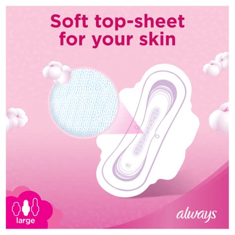 Buy Always Cotton Soft Ultra Thin Large Sanitary Pads With Wings 16