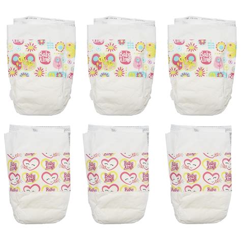 Baby Alive Diapers Pack Doll Food Refill Accessories Disposable